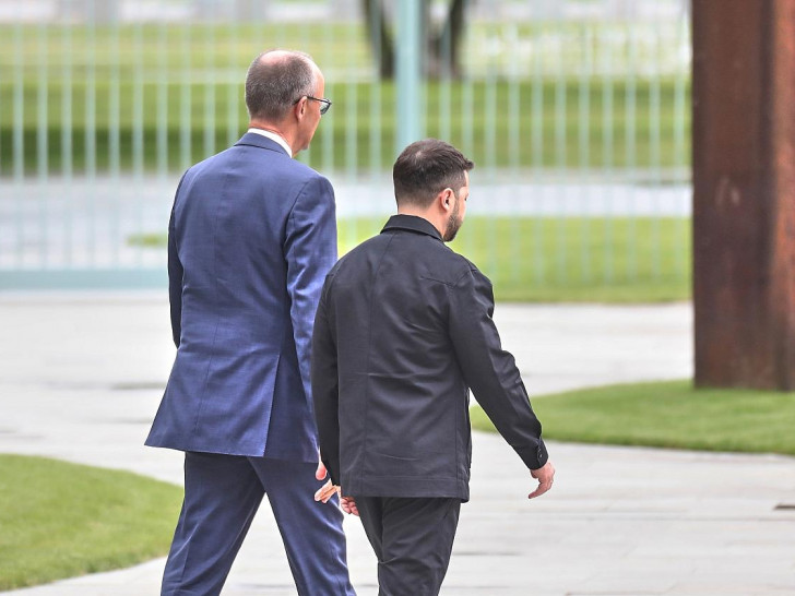 Friedrich Merz und Wolodymyr Selenskyj (Archiv)