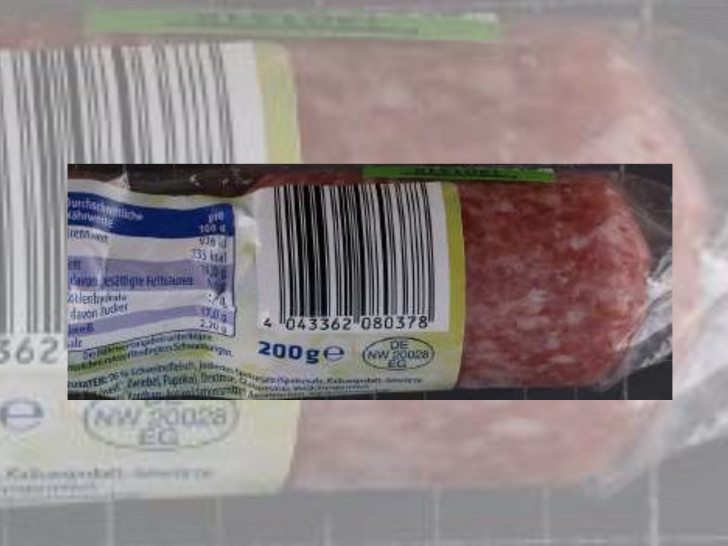In der Wurst wurden verotoxinbildende Escherichia (E.) coli nachgewiesen.
