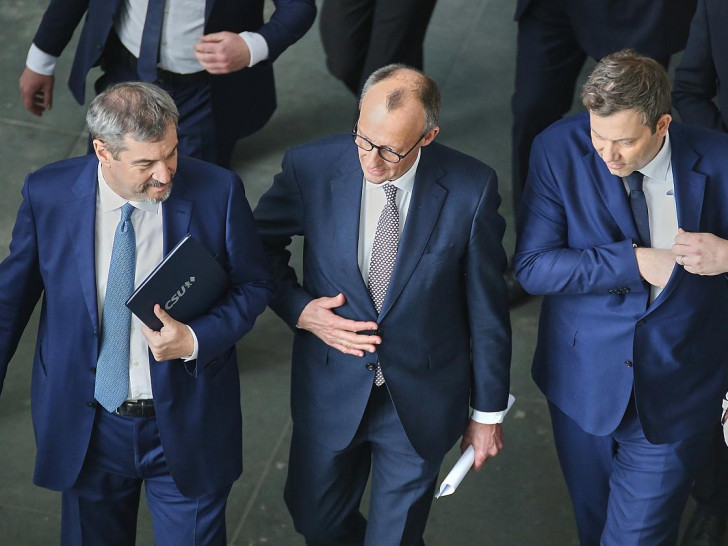 Söder, Merz, Klingbeil (Archiv)