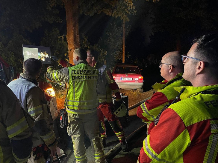 Feuerwehr an der Einsatzstelle (Archiv)