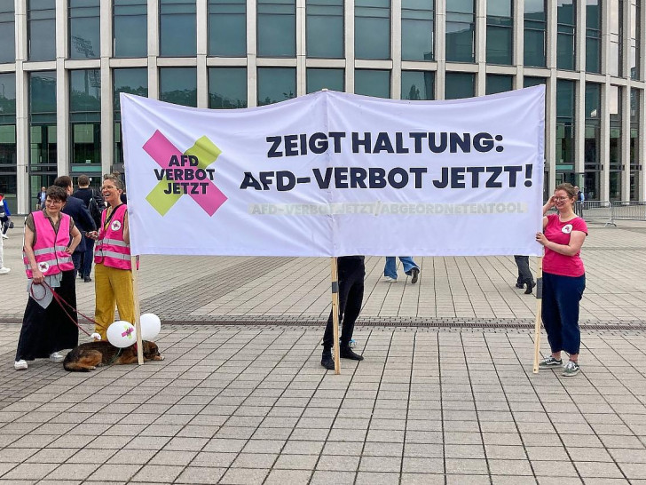 Protest für AfD-Verbot am 28.06.2025