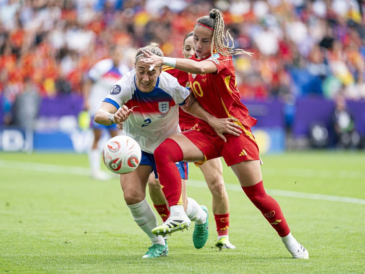 Finale der Frauen-EM zwischen England und Spanien am 27.07.2025