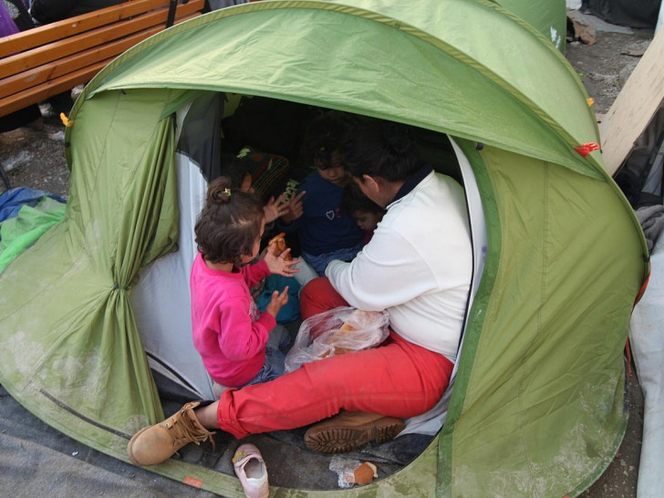 Flüchtlinge auf der Balkanroute (Archiv)