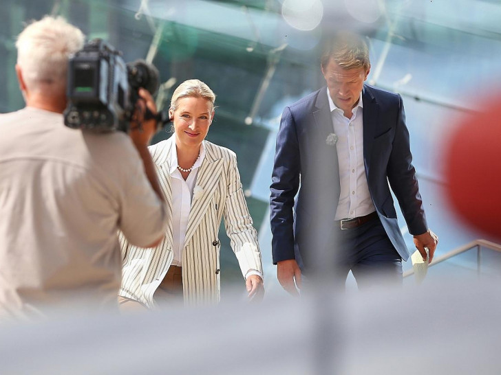 Alice Weidel und Markus Preiß am 20.07.2025