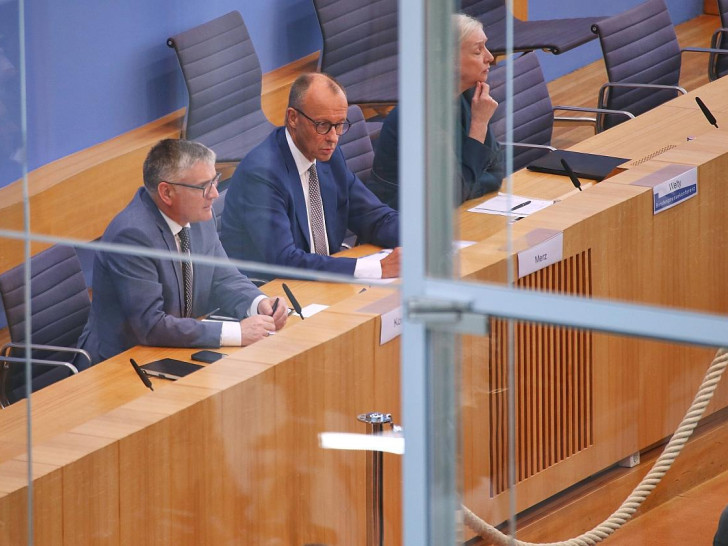 Friedrich Merz in der Sommerpressekonferenz am 18.07.2025