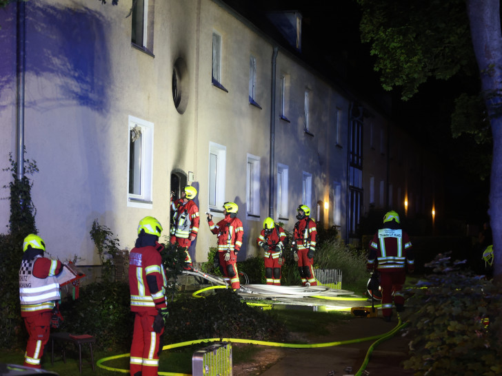 Bei dem Brand waren zahlreiche Kräfte im Einsatz.
