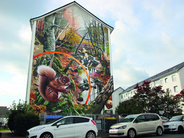 Werk des Graffitikünstlers BeNeR1.