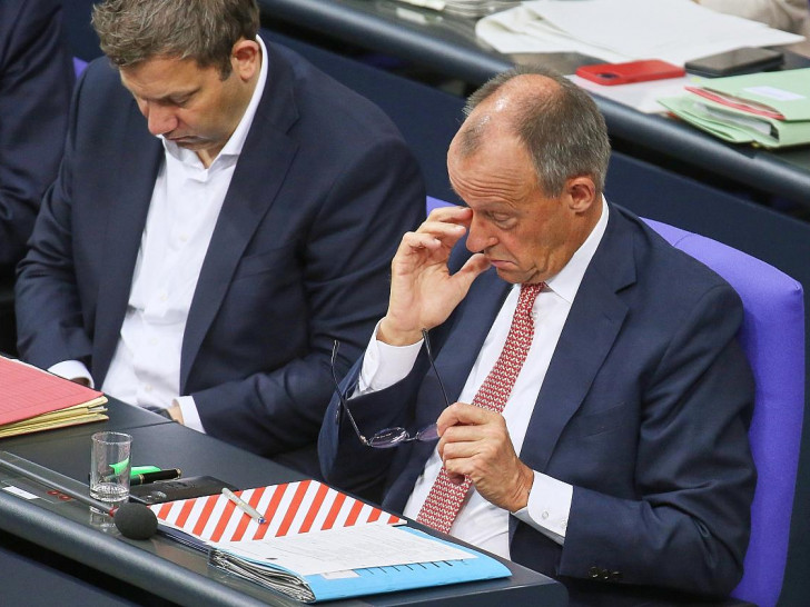 Lars Klingbeil und Friedrich Merz am 09.07.2025
