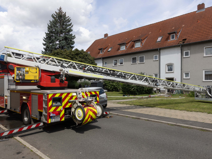 Am Mittwochnachmittag kam es zu einem Dachstuhlbrand in Lebenstedt. 