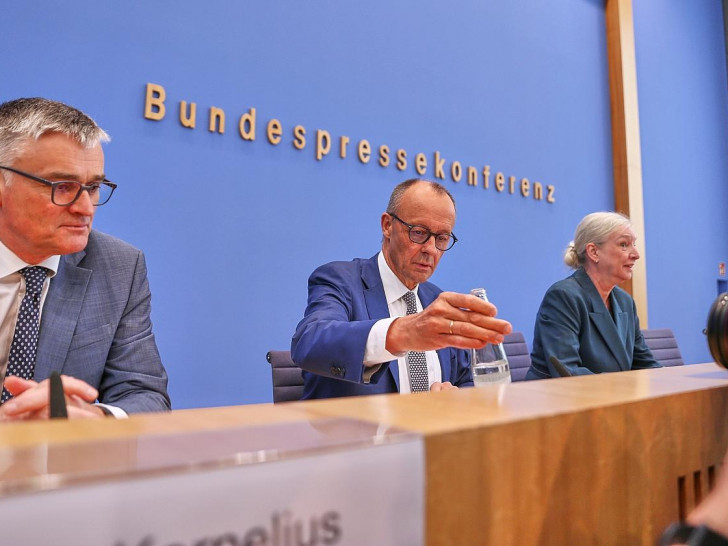 Friedrich Merz in der Sommerpressekonferenz am 18.07.2025