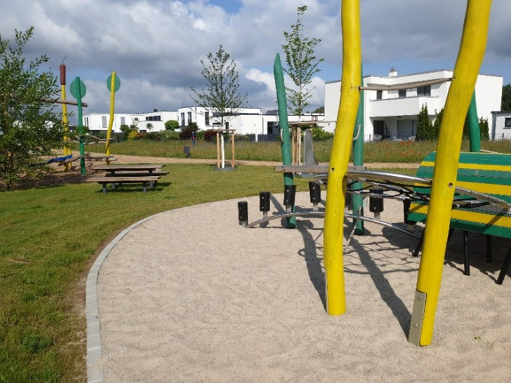 Der Spielplatz im Neubaugebiet Stöckheim-Süd wird am 10. Juli eröffnet.