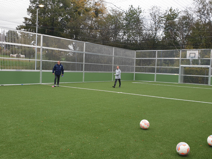 Um dieses im Jahr 2020 eröffnete Minispielfeld handelt es sich. 