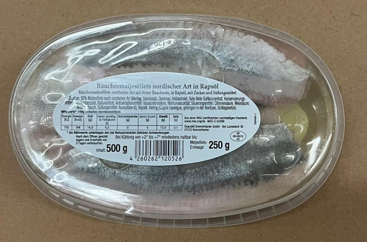 Verschiedene Fischprodukte werden zurückgerufen. 