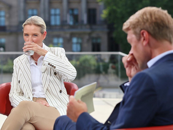 Alice Weidel und Markus Preiß am 20.07.2025