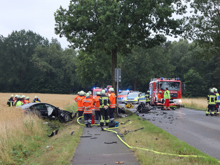 Auf der K28 kam es am Donnerstagabend zu einem schweren Unfall. 