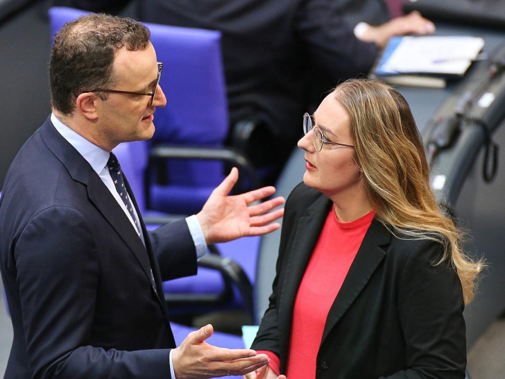 Jens Spahn und Katharina Dröge (Archiv)
