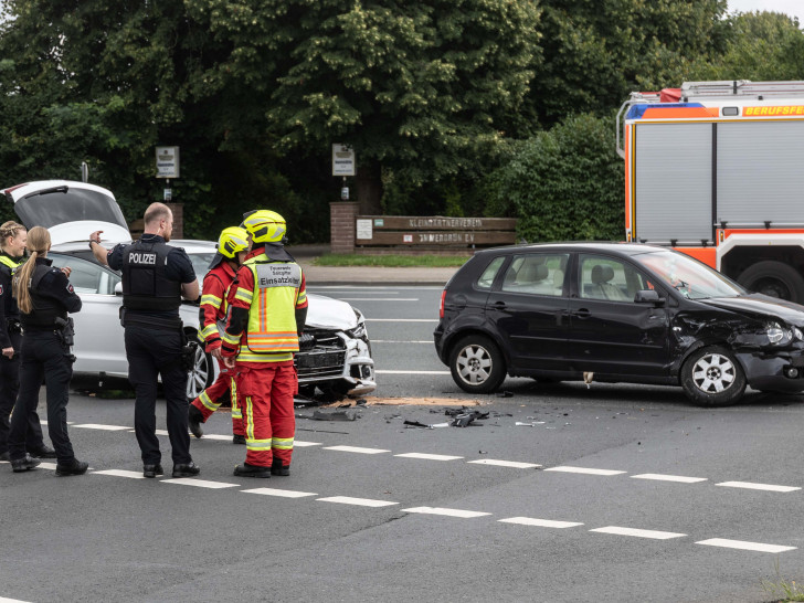 Auf der Ludwig-Erhard-Straße in Lebenstedt kam es am Montag zu einem Unfall.