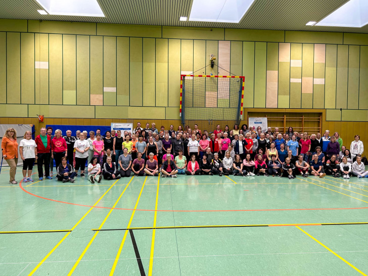 Teilnehmerinnen des Frauensporttags.