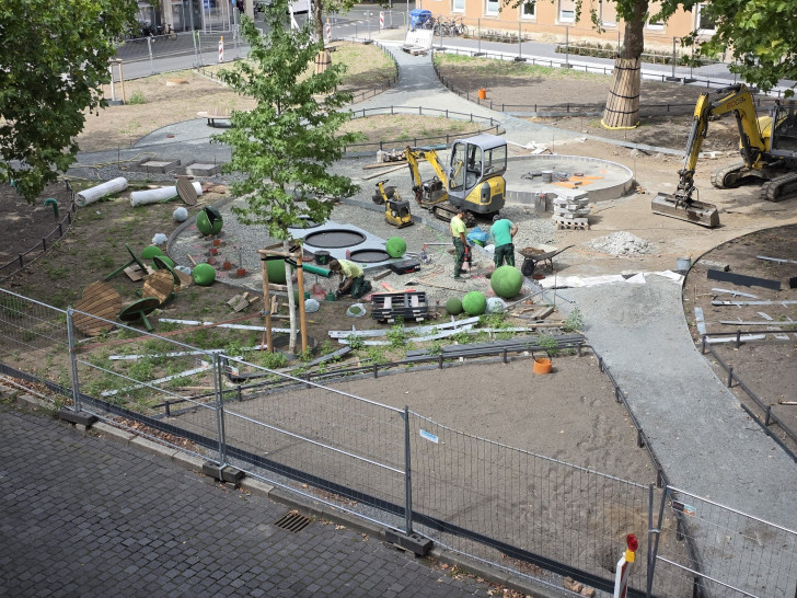 Laut Stadt kommen die Arbeiten gut voran.