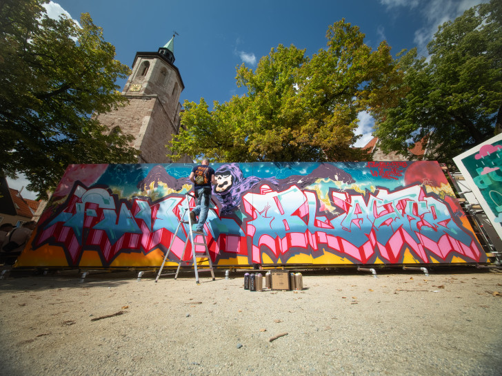 Zentrum des Festivals war der Magnikirchplatz.
