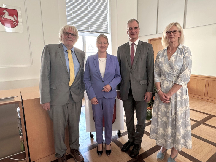 Dirk Amthauer, Dr. Kathrin Wahlmann, Detlev Rust und Claudia Becker-Kunze (v. li.).