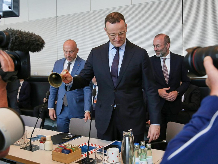 Alexander Hoffmann, Jens Spahn, Manfred Weber (Archiv)