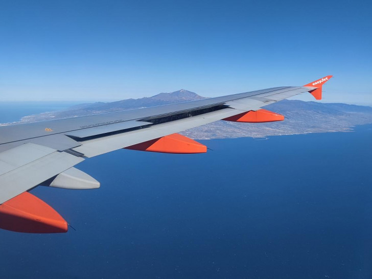 Gran Canaria aus einem Easyjet-Flugzeug aus gesehen (Archiv)
