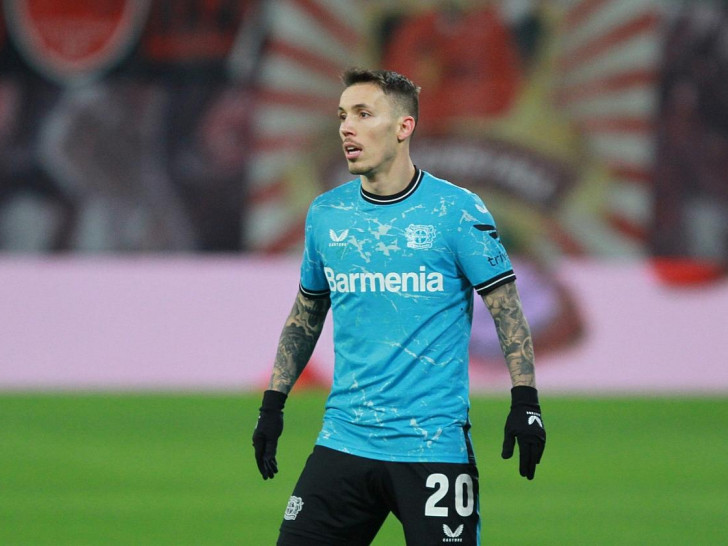 Alejandro Grimaldo (Bayer Leverkusen) (Archiv)