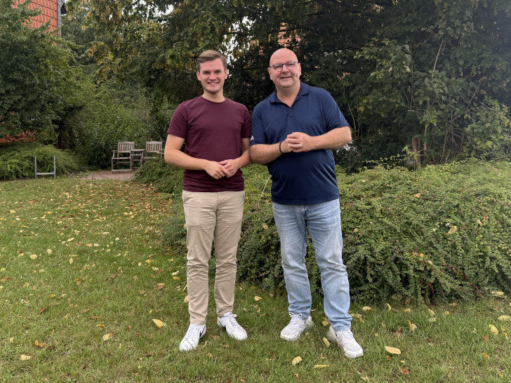 Die Fraktionsvorsitzenden von FDP und CDU haben nun die Bildung einer Gruppe im Stadtrat bekannt gegeben: Vincent Schwarz (li.) und Marc Angerstein.