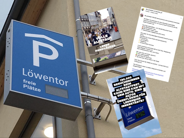 Die Auslastung der Parkhäuser wurde offenbar unterschiedlich wahrgenommen.