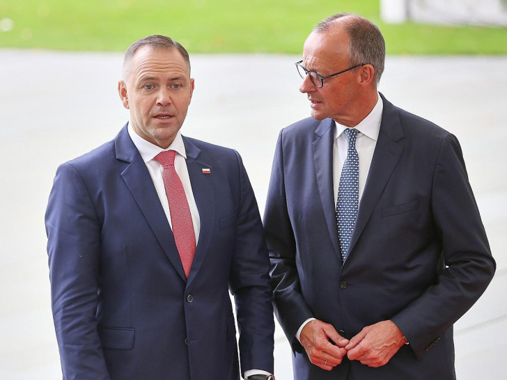 Karol Nawrocki und Friedrich Merz am 16.09.2025