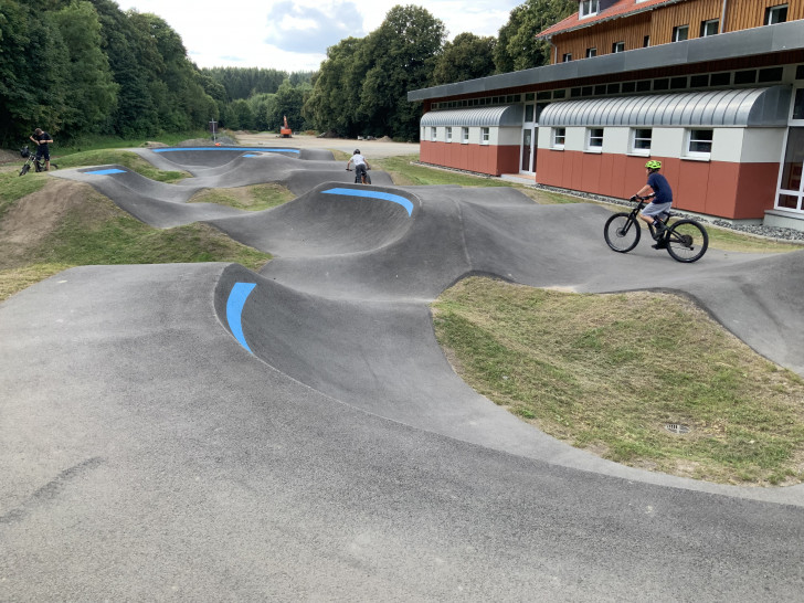 Der Pumptrack in Clausthal-Zellerfeld.