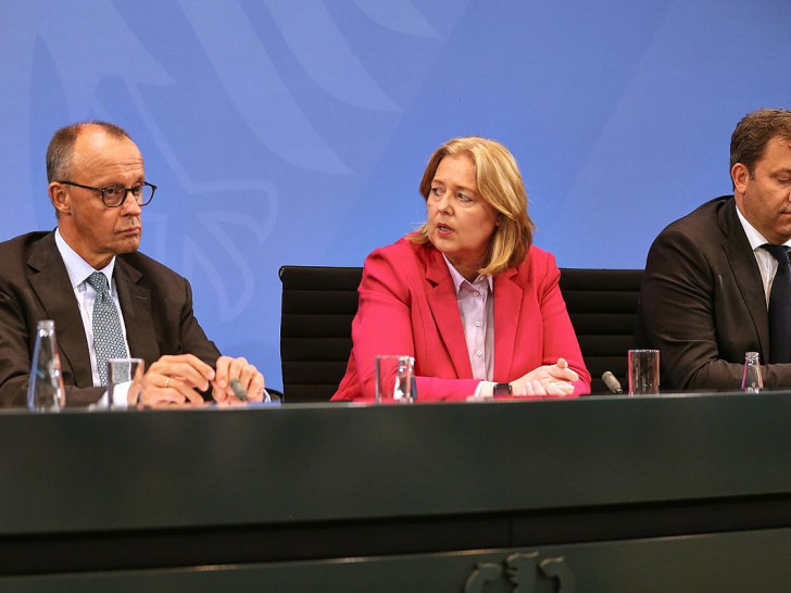 Merz, Bas und Klingbeil am 03.09.2025