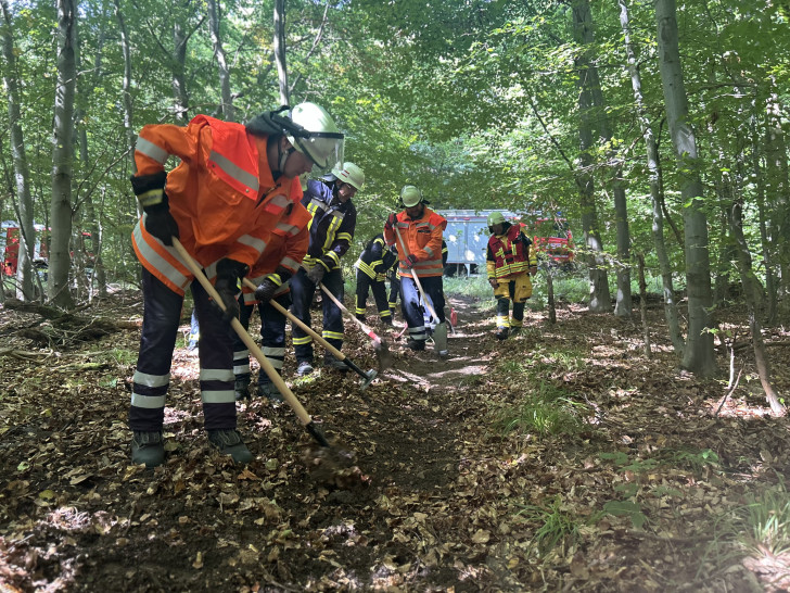 Am Wochenende fand eine Übung rund um das Thema Wald- und Vegetationsbrände statt.