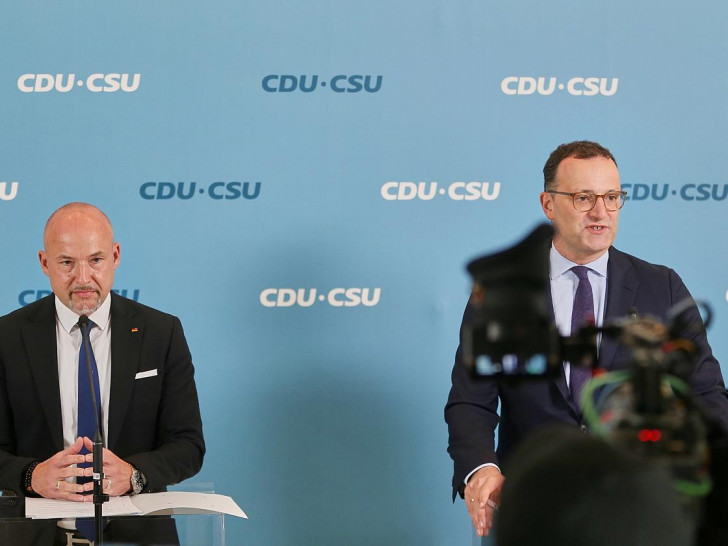 Alexander Hoffmann und Jens Spahn am 15.09.2025