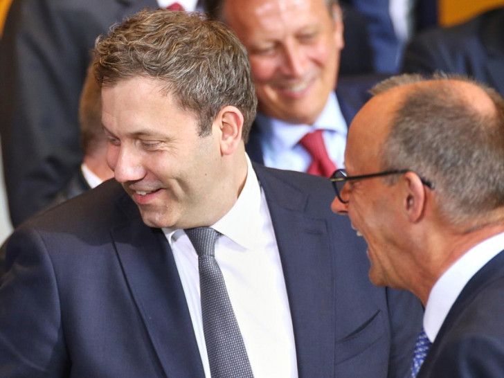 Lars Klingbeil und Friedrich Merz (Archiv)