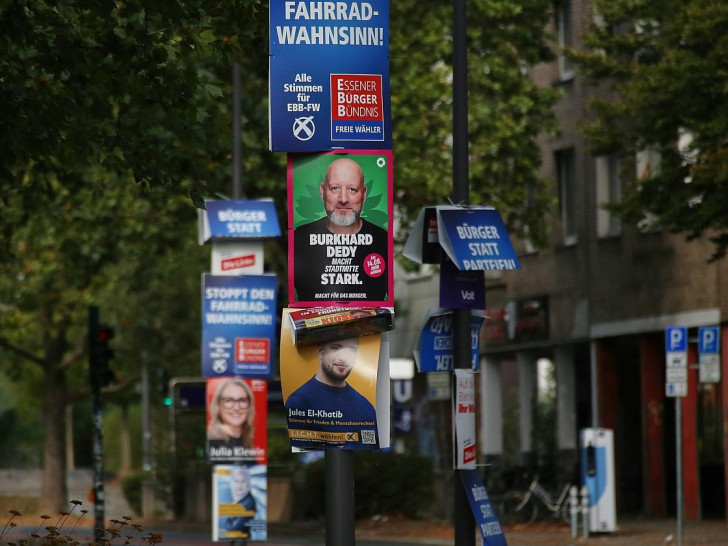 Wahlplakate zur Kommunalwahl (Archiv)
