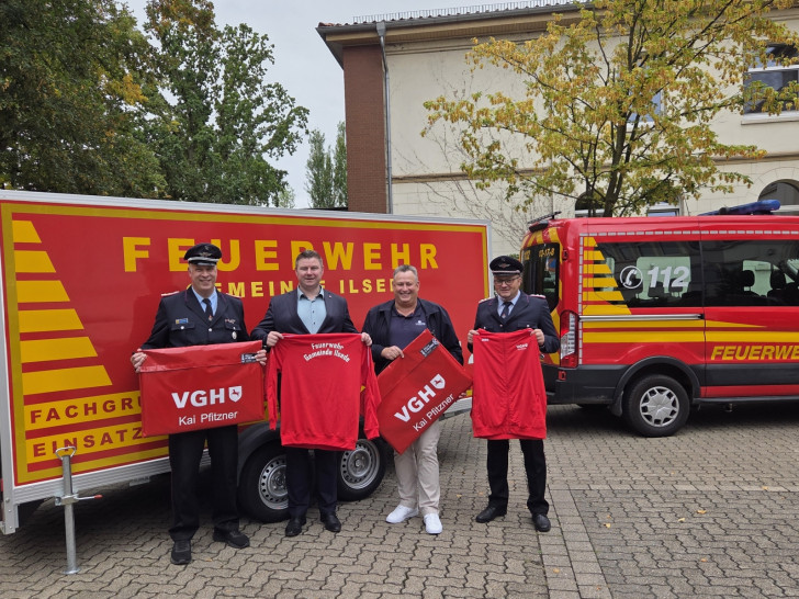 Ulf Semmler, Nils Neuhäuser genannt Holtbrügge, Kai Pfitzner und Daniel Graf (v. li.).