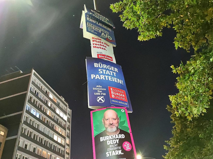 Wahlplakate zur Kommunalwahl (Archiv)