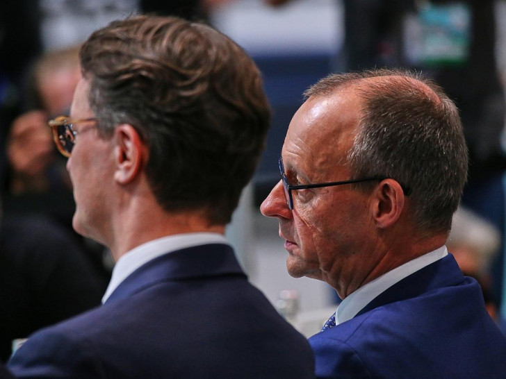 Hendrik Wüst und Friedrich Merz (Archiv)