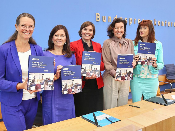 Vorstellung der OECD-Studie Bildung auf einen Blick 2025 am 09.09.2025