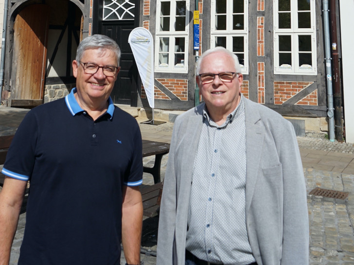 Helmut Friese (li.) und Hartmut Krämer.