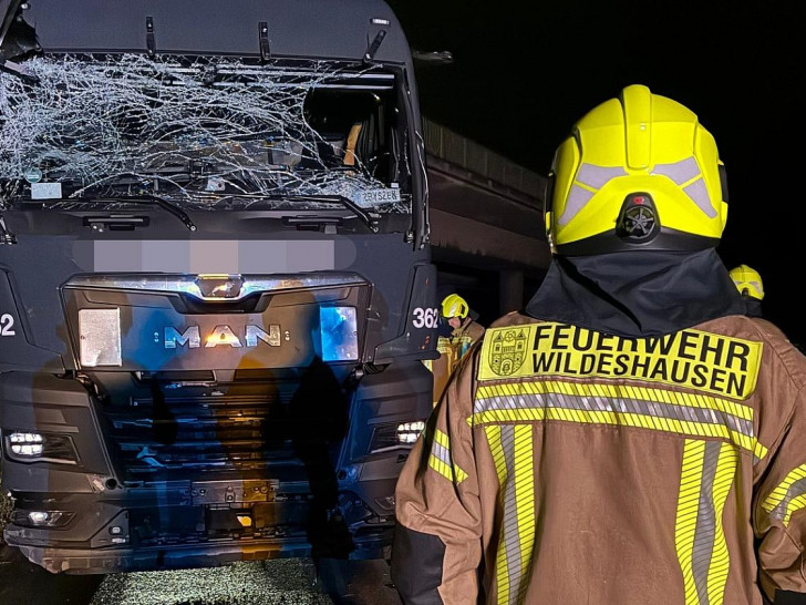 Verunfallter LKW (Archiv)