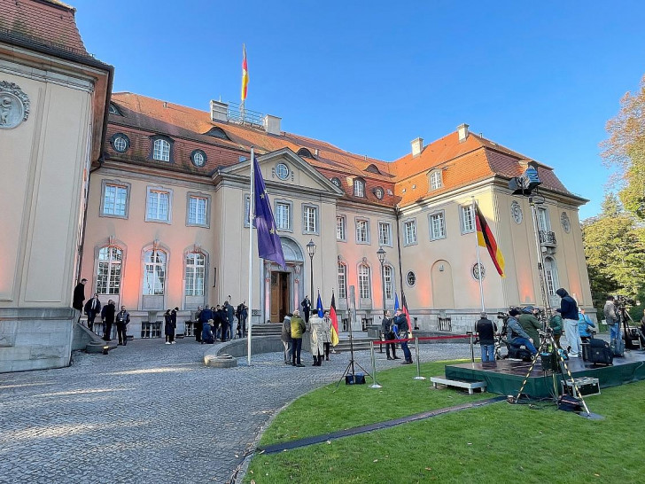 Kabinettsklausur in der Villa Borsig am 30.09.2025