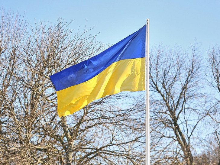 Fahne der Ukraine (Archiv)