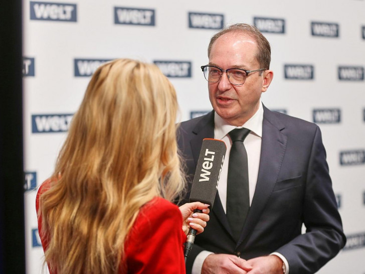 Alexander Dobrindt wird von Welt-TV interviewt am 27.01.2026