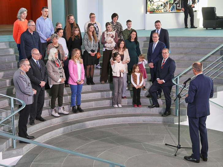 Empfang der Familienangehörigen am 20.01.2026