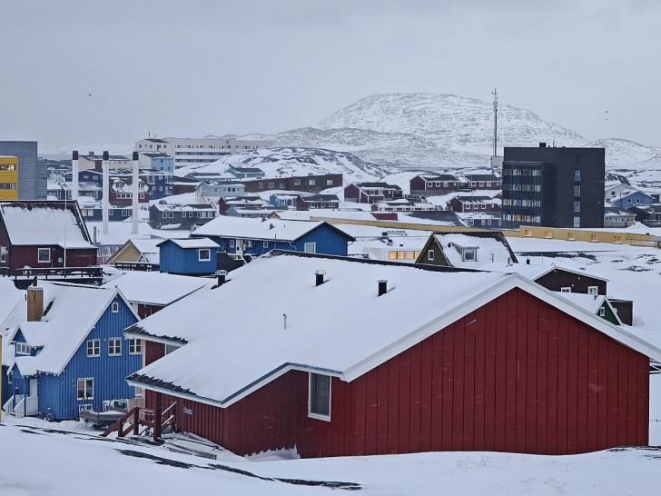 Nuuk auf Grönland am 19.01.2026