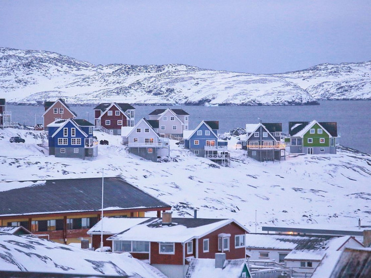 Nuuk auf Grönland am 19.01.2026