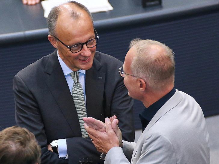 Friedrich Merz und Matthias Miersch (Archiv)